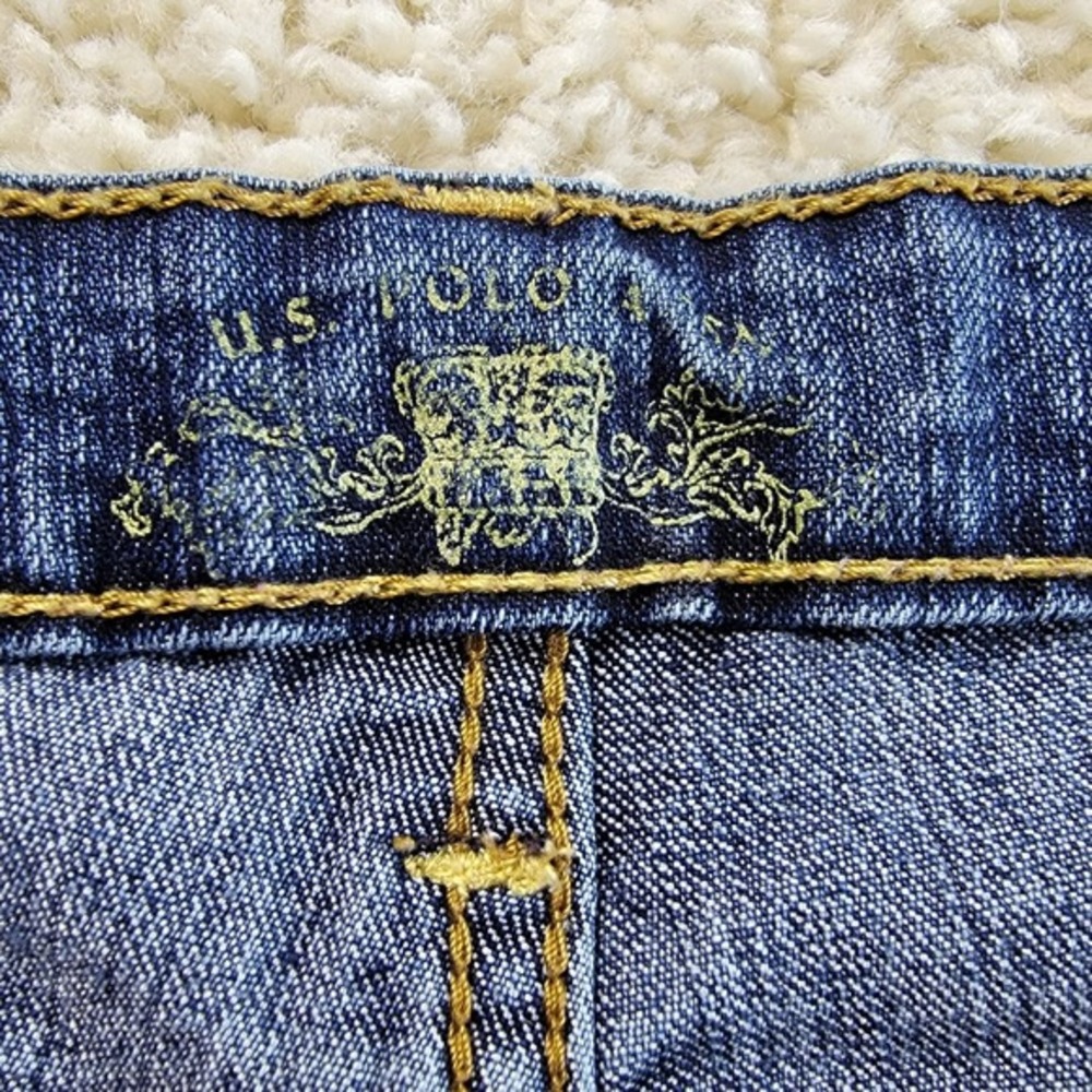 US Polo Assn Womens Bell Bottom Jeans Denim Pants 27011351 Size 12 - Picture 8 of 15